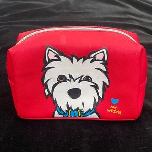 Westie Pouch/Cosmetic Bag.